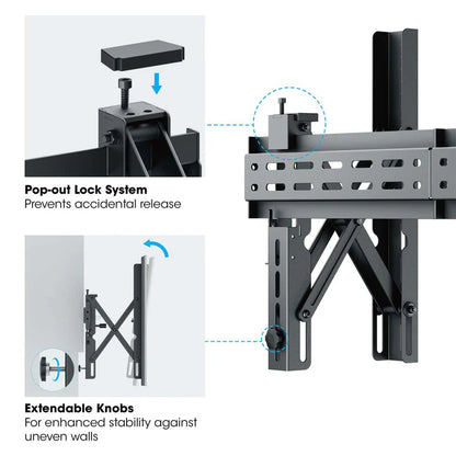 Soportes/manhattan/462655/soporte Videowall 70kg, 37 A 70 Pop-out
