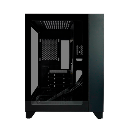 Gabinete Game Factor Csg570 Matx Fishtank, Doble Cristal, Usb 3.0, S/fte, Negro