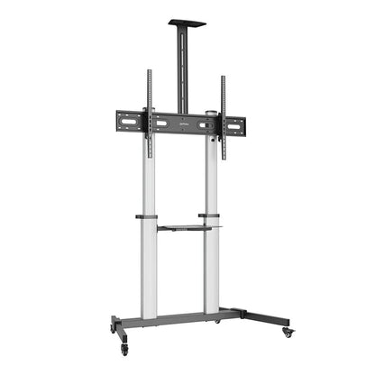Soportes/manhattan/462563/soporte De Aluminio Ajustable En Altura Para Tv Multimedia, De 60» A 100