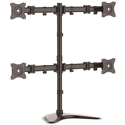 Base De Soporte Ajustable Vesa Para 4 Monitores De Hasta 27 Pulgadas - Startech.com Mod. Armbarquad