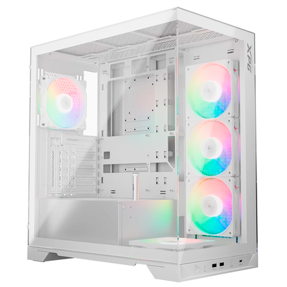 Gabinete Gamer Adata Xpg Invader X Media Torre Cristal Templado Atx Blanco (invaderxmt-whcww)
