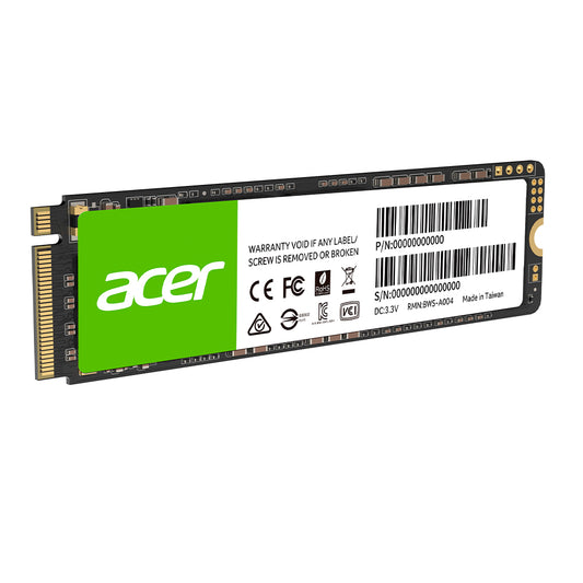 Unidad De Estado Solido Ssd Interno Acer Fa100 256gb M.2 2280 Nvme Pcie Gen 3x4 Lect.3300 Escrit.2700 Mbs 3d Tlc Nand Pc Laptop Minipc Bl.9bwwa.118