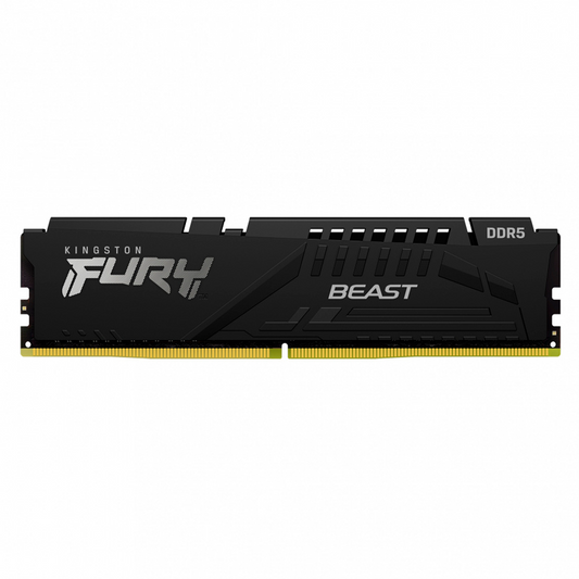 Memoria Ram Kingston Dimm Ddr5 16gb 6000mt/s Fury Beast Black Expo Cl36 288pin 1.25v C/disipador De Calor