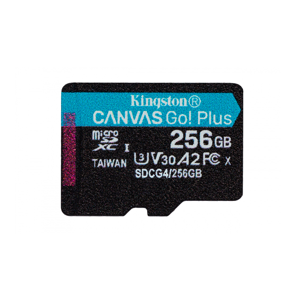 Memoria Flash Micro Sd Kingston Sdxc Canvas Go Plus 256gb 200mb/s Uhs-i U3 V30 C/adaptador (sdcg4/256gb)