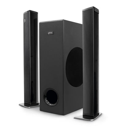 Barra De Sonido Detachable Ghia 2.1 Canales/bluetooth/usb/aux/hdmi Arc/ Optico 100w Rms