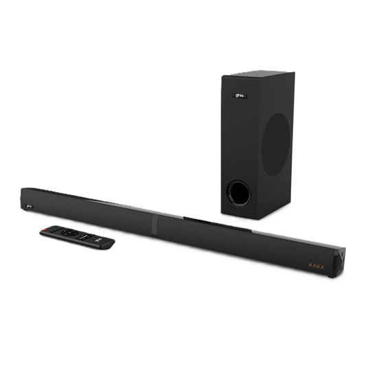 Barra De Sonido Detachable Ghia 2.1 Canales/bluetooth/usb/aux/hdmi Arc/ Optico 100w Rms