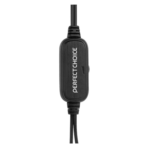 Bocinas Para Computadora Sonido Estereo 2.0 Conector Usb Y 3.5mm Control De Volumen Perfect Choice Mosso - Negro