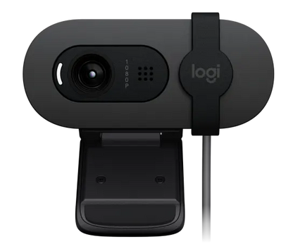 Webcam Logitech Brio 100 Grafiito Fhd 1080 A 30 Fps 58° Rightlight 2, Microfono Usb-a Win/  Mac / Chrome