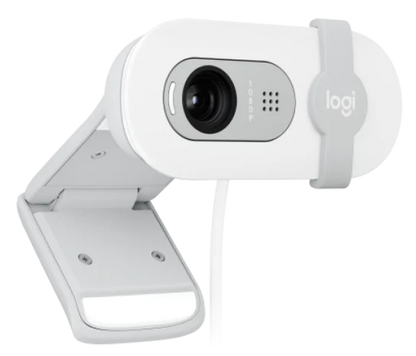 Webcam Logitech Brio 100 Blanco Fhd 1080 A 30 Fps 58° Rightlight 2, Microfono Usb-a Win/  Mac / Chrome