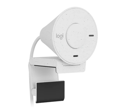 Webcam Logitech Brio 300 Color Off White Fhd 1080 A 30 Fps Auto Enfoque, Microfono Usb-c 3.1 Win/mac Os