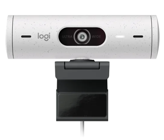 Webcam Logitech Brio 500 Blanco Fhd 1080 A 30 Fps Auto Enfoque, MicrÓfono Ia Usb-c Win/mac Os