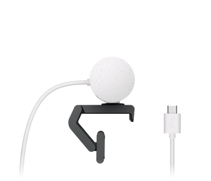 Webcam Logitech Brio 500 Blanco Fhd 1080 A 30 Fps Auto Enfoque, MicrÓfono Ia Usb-c Win/mac Os