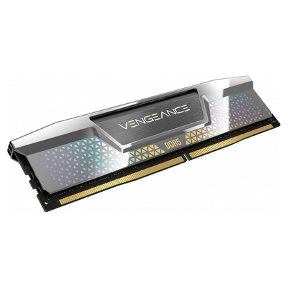 Memoria Ram Corsair Ddr5 Cudimm Vengeance 48 Gb (2x24) 8400mts/ Cl40 Plateado