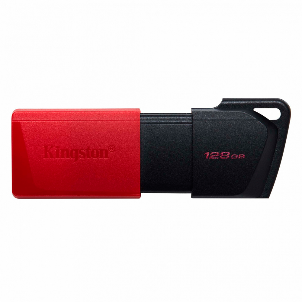 Memoria Flash Usb Kingston Data Traveler Exodia M 128gb Gen 1 3.2 C/tapa Mvil Negro Rojo Dtxm/128gb