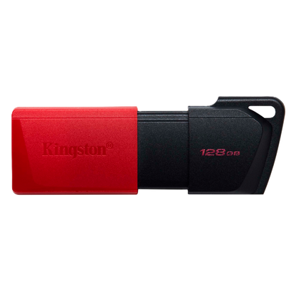 Memoria Flash Usb Kingston Data Traveler Exodia M 128gb Gen 1 3.2 C/tapa Mvil Negro Rojo Dtxm/128gb