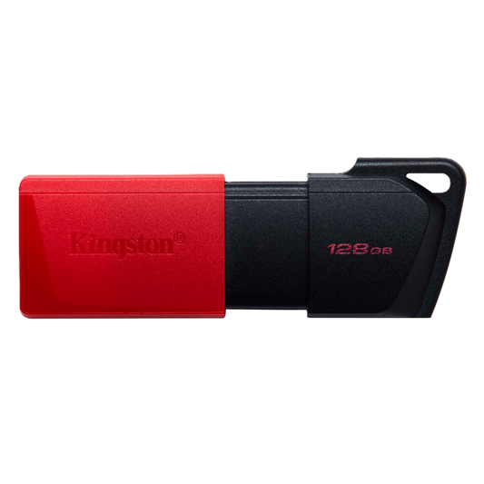 Memoria Flash Usb Kingston Data Traveler Exodia M 128gb Gen 1 3.2 C/tapa Mvil Negro Rojo Dtxm/128gb