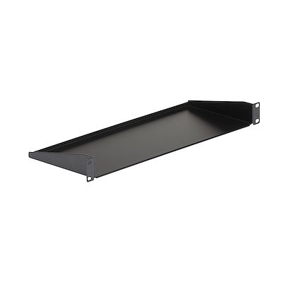 Charola Estante Fijo Voladizo Universal 1u De 19 Para Rack Armario - En Acero - 15kg - 7 De Profundidad - Negro - Startech.com Mod. Cabshelf1u