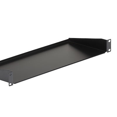 Charola Estante Fijo Voladizo Universal 1u De 19 Para Rack Armario - En Acero - 15kg - 7 De Profundidad - Negro - Startech.com Mod. Cabshelf1u