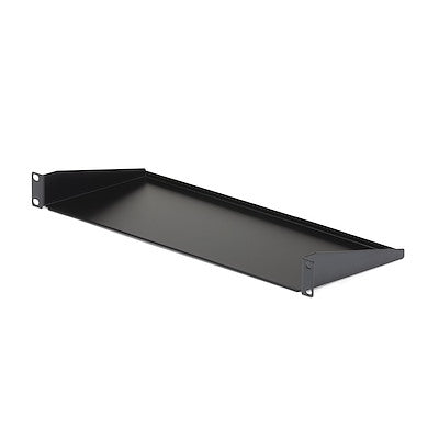 Charola Estante Fijo Voladizo Universal 1u De 19 Para Rack Armario - En Acero - 15kg - 7 De Profundidad - Negro - Startech.com Mod. Cabshelf1u