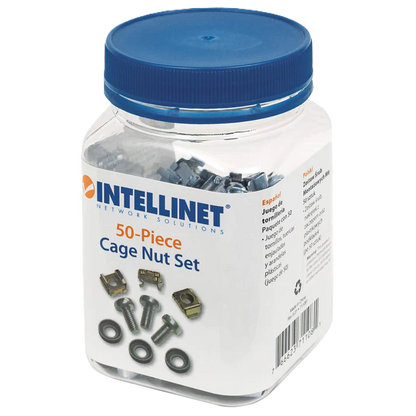 Tornilleria ,intellinet,7110181,gabinete 19 Pulgadas, 50 Sets M6 Bote