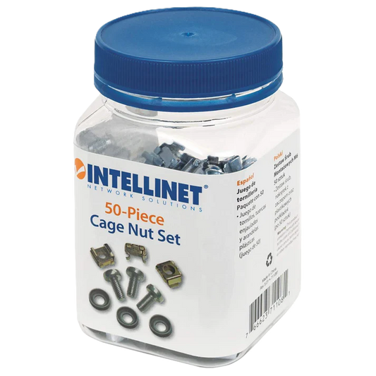 Tornilleria ,intellinet,7110181,gabinete 19 Pulgadas, 50 Sets M6 Bote