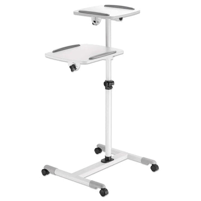 Soporte Proyector,manhattan,461726, Tipo Carro 10kg, Dos Bandejas Para 10kg C/una, Para Proyectores Y Laptops