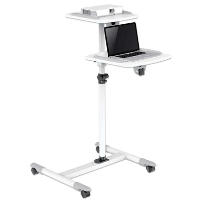 Soporte Proyector,manhattan,461726, Tipo Carro 10kg, Dos Bandejas Para 10kg C/una, Para Proyectores Y Laptops