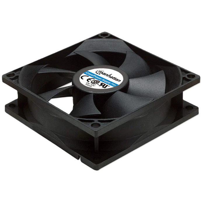 Ventilador,manhattan,700320, 80x80x25 Mm, 4 Pines,gabinete Cpu