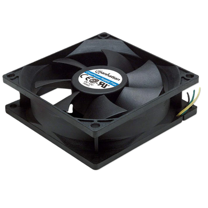 Ventilador,manhattan,700955, 80x80x25, 3 Pines,gabinete Cpu