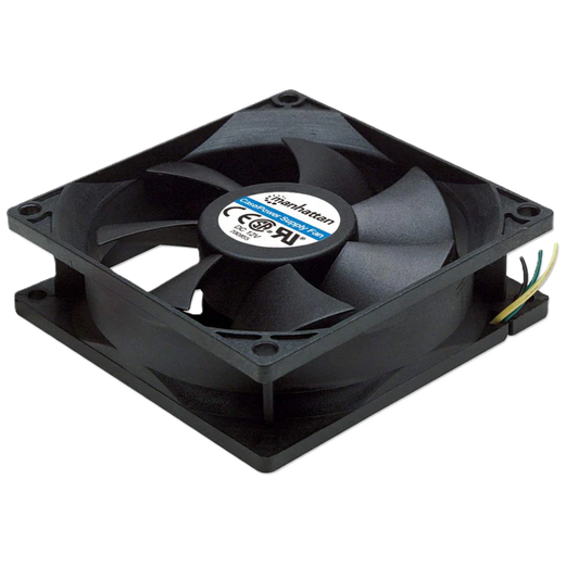 Ventilador,manhattan,700955, 80x80x25, 3 Pines,gabinete Cpu