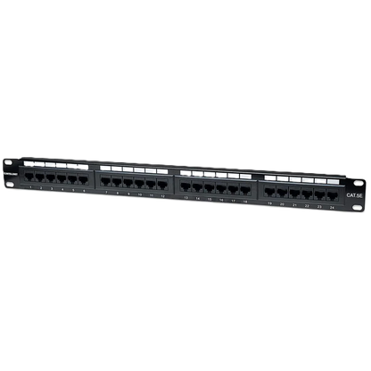 Panel Parcheo,intellinet,513555, Cat 5e, 24 Ptos 1 Niv. Rack