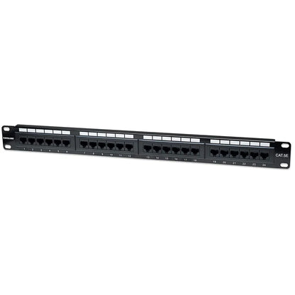Panel Parcheo,intellinet,513555, Cat 5e, 24 Ptos 1 Niv. Rack