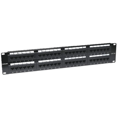 Panel Parcheo,intellinet,513579, Cat 5e, 48 Ptos 2 Niv. Rack