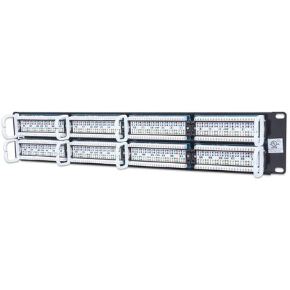 Panel Parcheo,intellinet,513579, Cat 5e, 48 Ptos 2 Niv. Rack