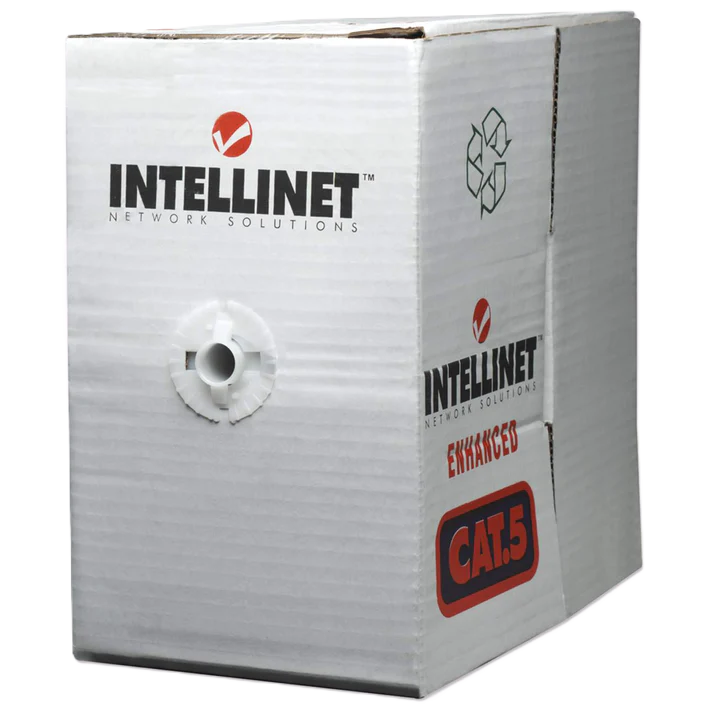 Bobina,intellinet,704663, Cat 6  Cca 305m Solida Gris