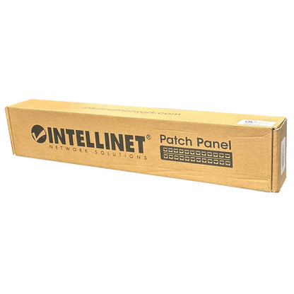 Panel Parcheo,intellinet,560283, Cat 6, 48 Ptos 2 Niv. Rack