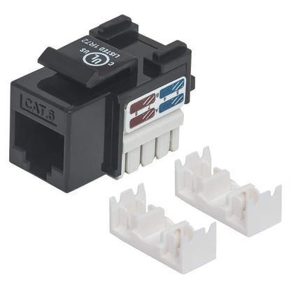 Jack,intellinet,210720, Cat 6  De Impacto (keystone) Negro
