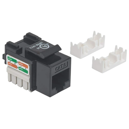 Jack,intellinet,210720, Cat 6  De Impacto (keystone) Negro