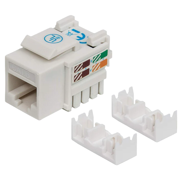 Jack,intellinet,210591, Cat 6  De Impacto (keystone) Blanco
