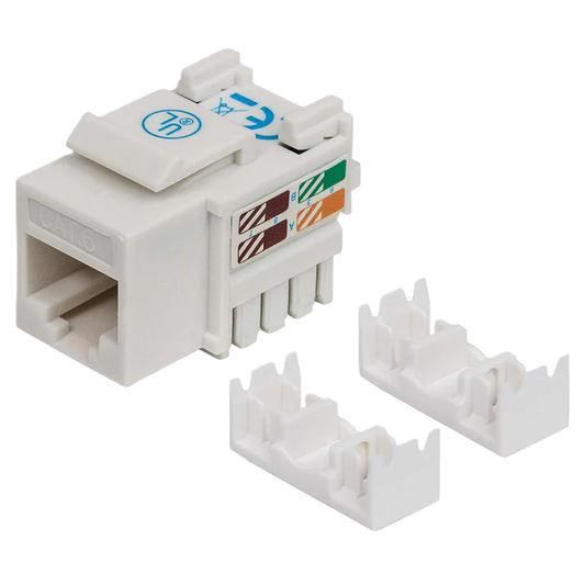 Jack,intellinet,210591, Cat 6  De Impacto (keystone) Blanco