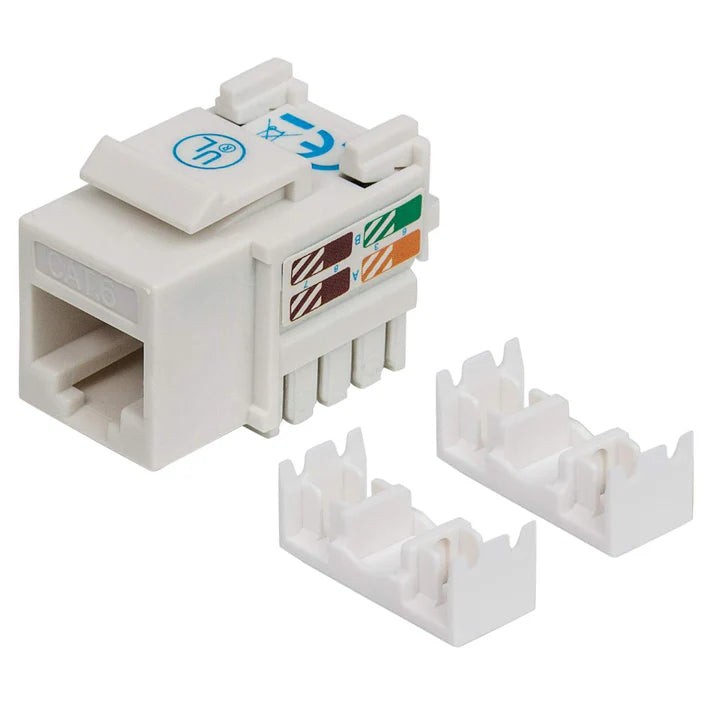 Jack,intellinet,210591, Cat 6  De Impacto (keystone) Blanco