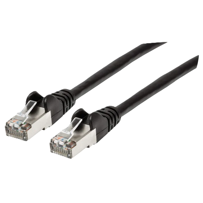 Cable Patch,intellinet,741552, Cat 6a, 4.2m14.0f S/ftp Negro