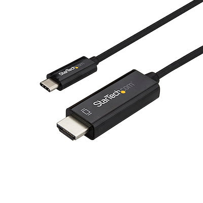 Cable Adaptador De 3m Usb-c A Hdmi 4k 60hz - Negro - Cable Usb Tipo C A Hdmi - Cable Convertidor De Video Usbc - Startech.com Mod. Cdp2hd3mbnl