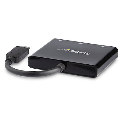 Adaptador Multifuncion Usb-c A 4k Con Entrega De Potencia Y Puerto Usb-a - Replicador De Puertos De Viajes Usb-c Para Laptop - Startech.com Mod. Cdp2hduacp