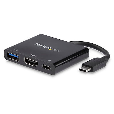 Adaptador Multifuncion Usb-c A 4k Con Entrega De Potencia Y Puerto Usb-a - Replicador De Puertos De Viajes Usb-c Para Laptop - Startech.com Mod. Cdp2hduacp