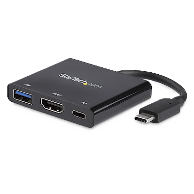 Adaptador Multifuncion Usb-c A 4k Con Entrega De Potencia Y Puerto Usb-a - Replicador De Puertos De Viajes Usb-c Para Laptop - Startech.com Mod. Cdp2hduacp