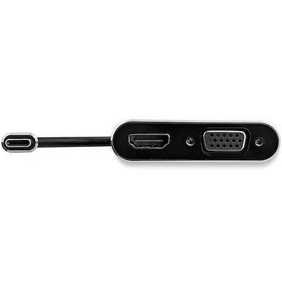Adaptador Usb-c A Vga Y Hdmi - 2en1 - 4k 30hz - Gris Espacial - Adaptador De Video Externo Usb Tipo C - Startech.com Mod. Cdp2hdvga