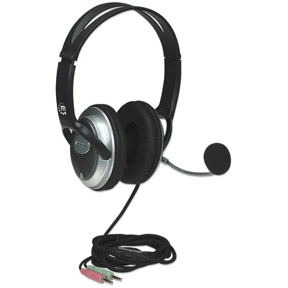 Audifono Diadema,manhattan,17555, C/microfono V3 Mediano