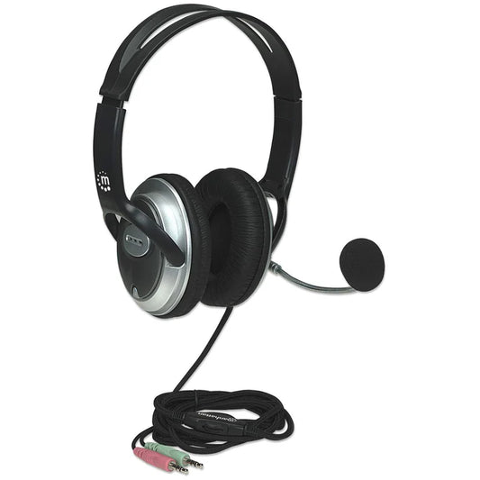 Audifono Diadema,manhattan,17555, C/microfono V3 Mediano
