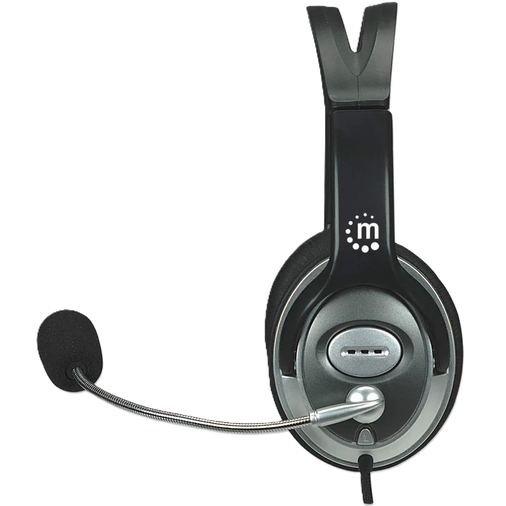 Audifono Diadema,manhattan,17555, C/microfono V3 Mediano